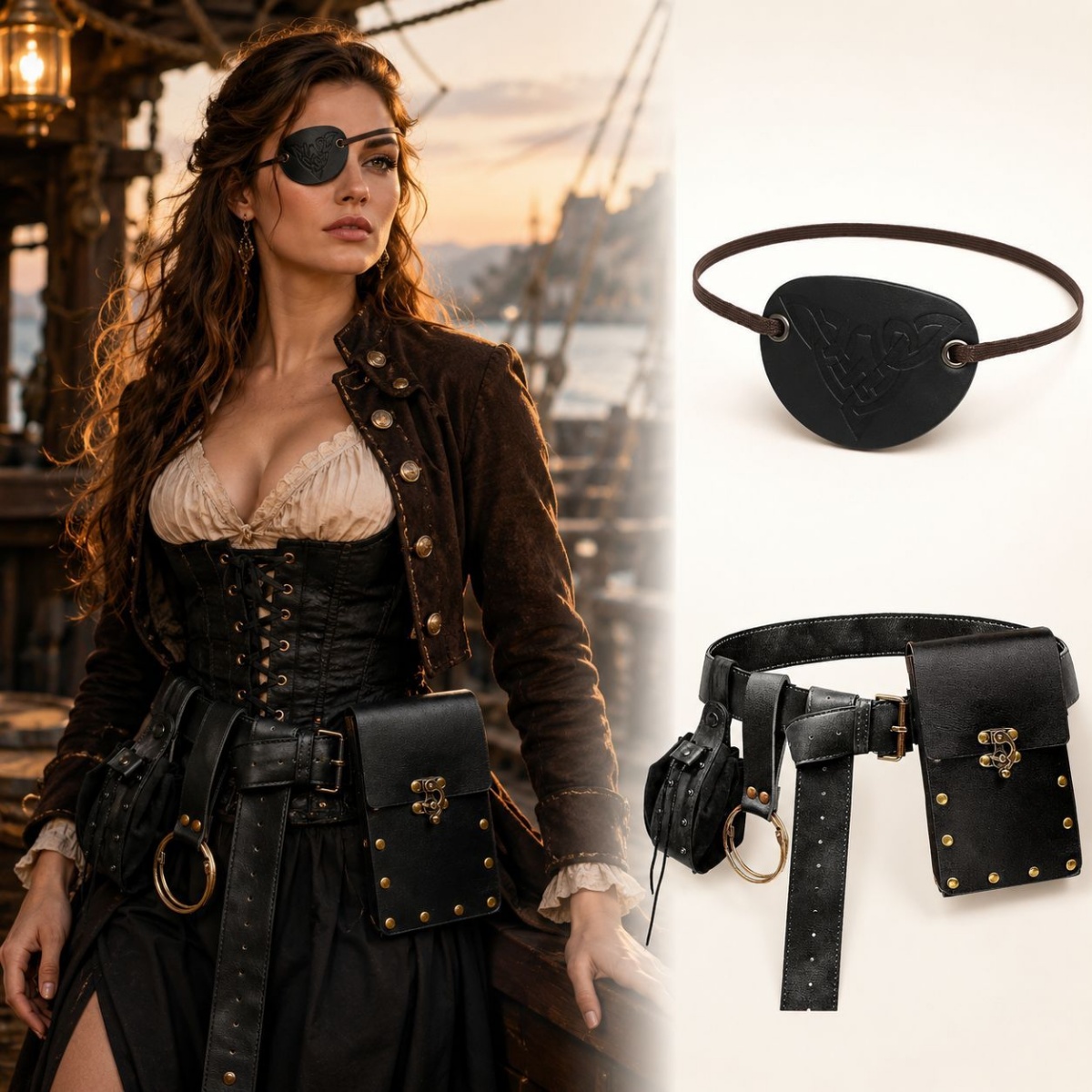 เข็มขัดสไตล์ย้อนยุคยุคกลาง, กร - Costumes บทวิจารณ์และราคา