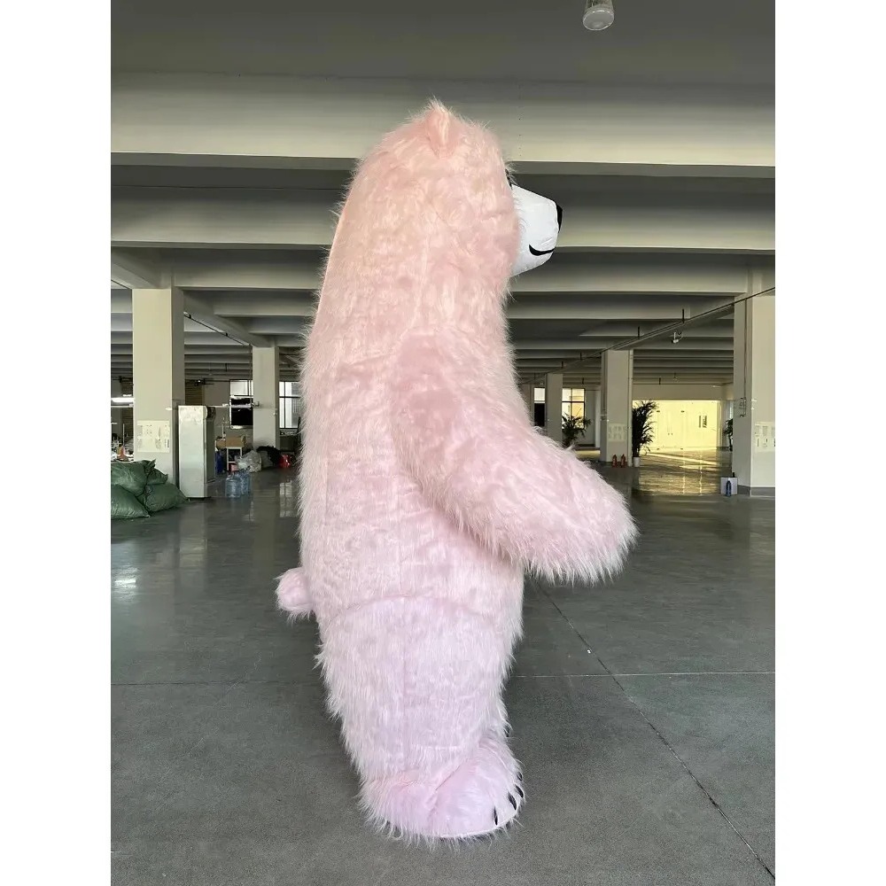ชุดมาสคอตหมีสีชมพูแบบเป่าลม สำ - Costumes บทวิจารณ์และราคา