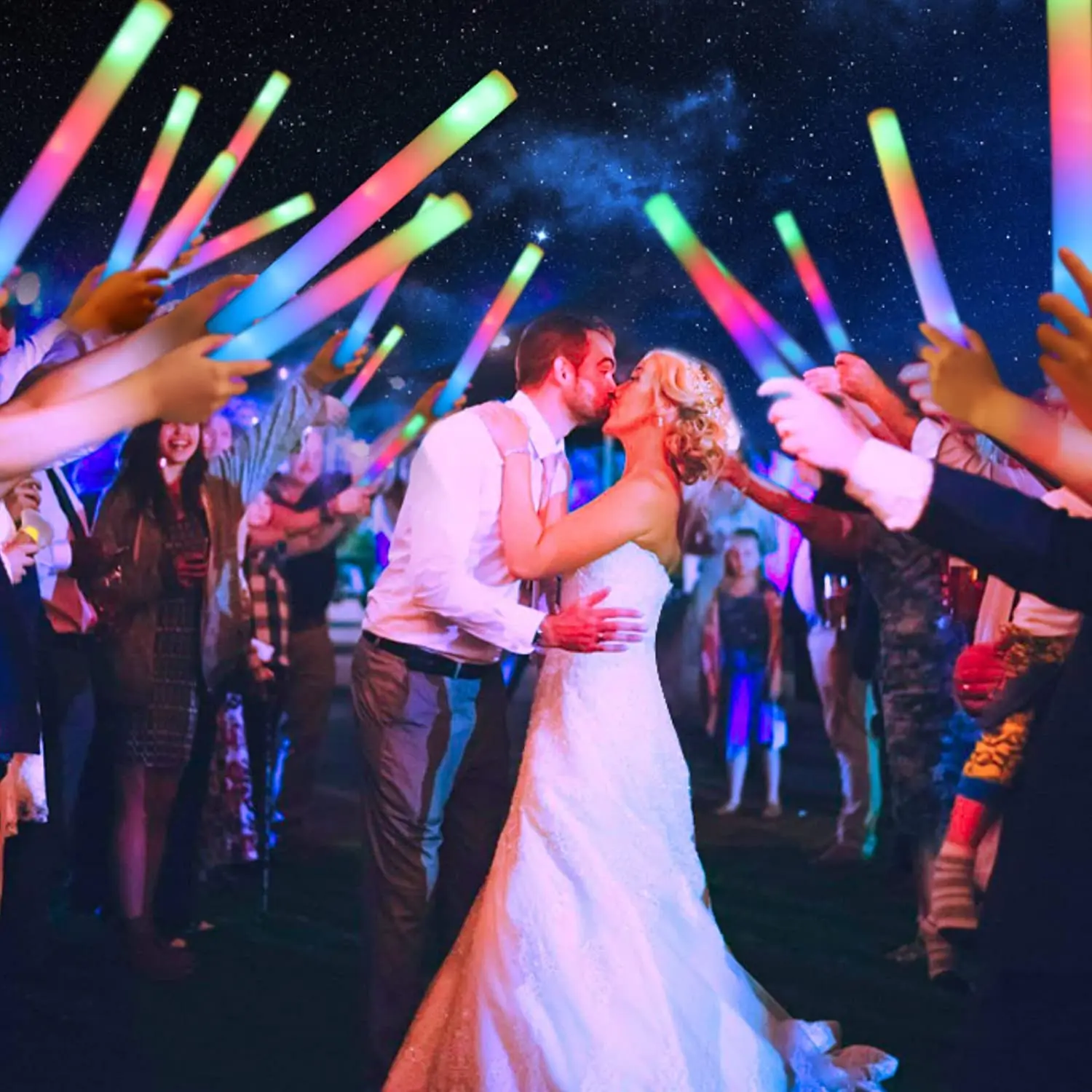 แท่งไฟ LED แบบกำหนดเอง แท่งโฟม - Flashing Led Foam Sticks Party บทวิจารณ์และราคา