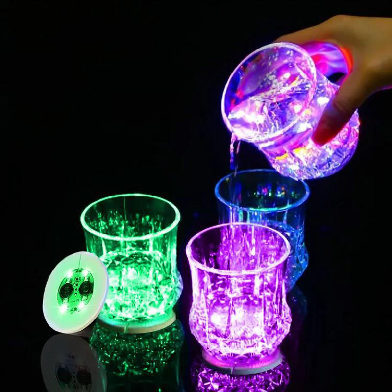 LED Coasters สติกเกอร์ Night C - Glow In The Dark Party Glasses บทวิจารณ์และราคา
